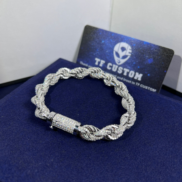 THE 8MM DIAMOND ROPE BRACELET