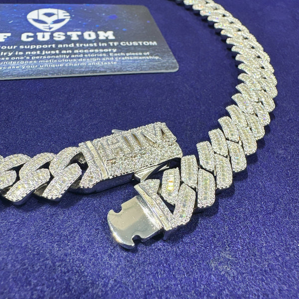 THE 12MM BAGUETTE CUBAN CHAIN